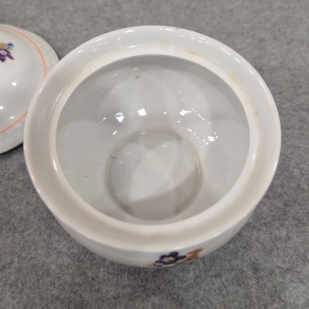 Kahla Kahlaerstedt Pastorale Floral Sugar Bowl with Lid Made in GDR NA308 - Picture 3 of 6